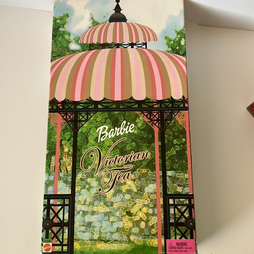Victorian Tea African American Barbie Doll Mattel F144381 B0788 2002 NIB - Picture 3 of 9